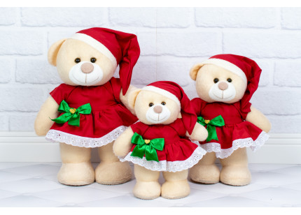 Ursos Amore Natal Vestido...