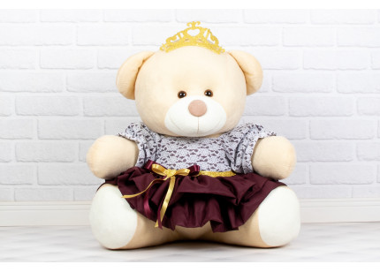 Urso Tedde 48 cm Princesa...