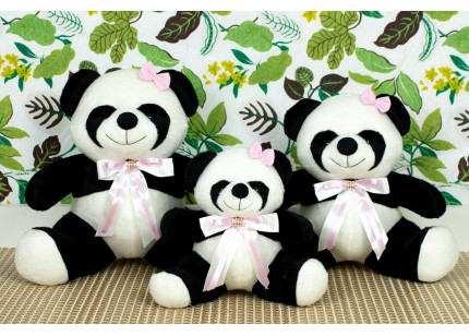 Ursos Panda Tedde Laço rosa